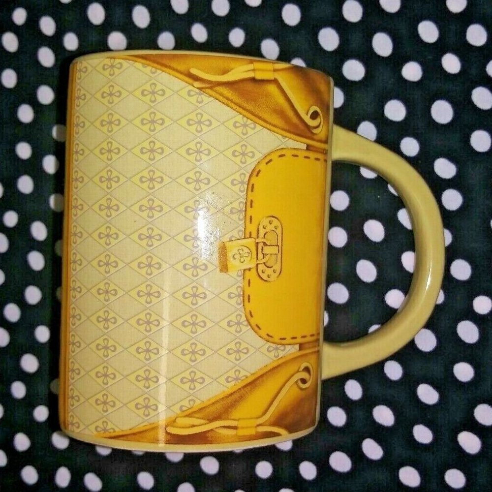 Novelty Coffee Mug Womens Handbag/Purse shaped, Funny Ganz Christmas Gift EUC